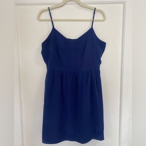 Madewell Blue Silky Tank Dress Size 10